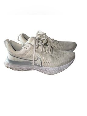 Nike React Infinity Run Flyknit FK 2 White Silver Women's Shoes